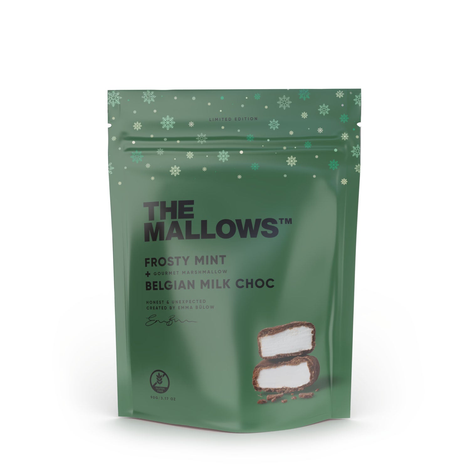 The Mallows Frosty Mint Marshmallows (90g) - Gourmet Markt