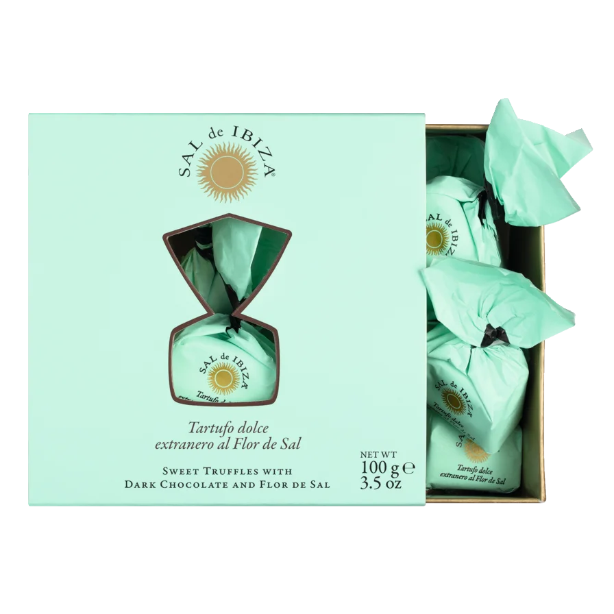 Tartufi dolci extranero al Flor de Sal Geschenkbox (100g)