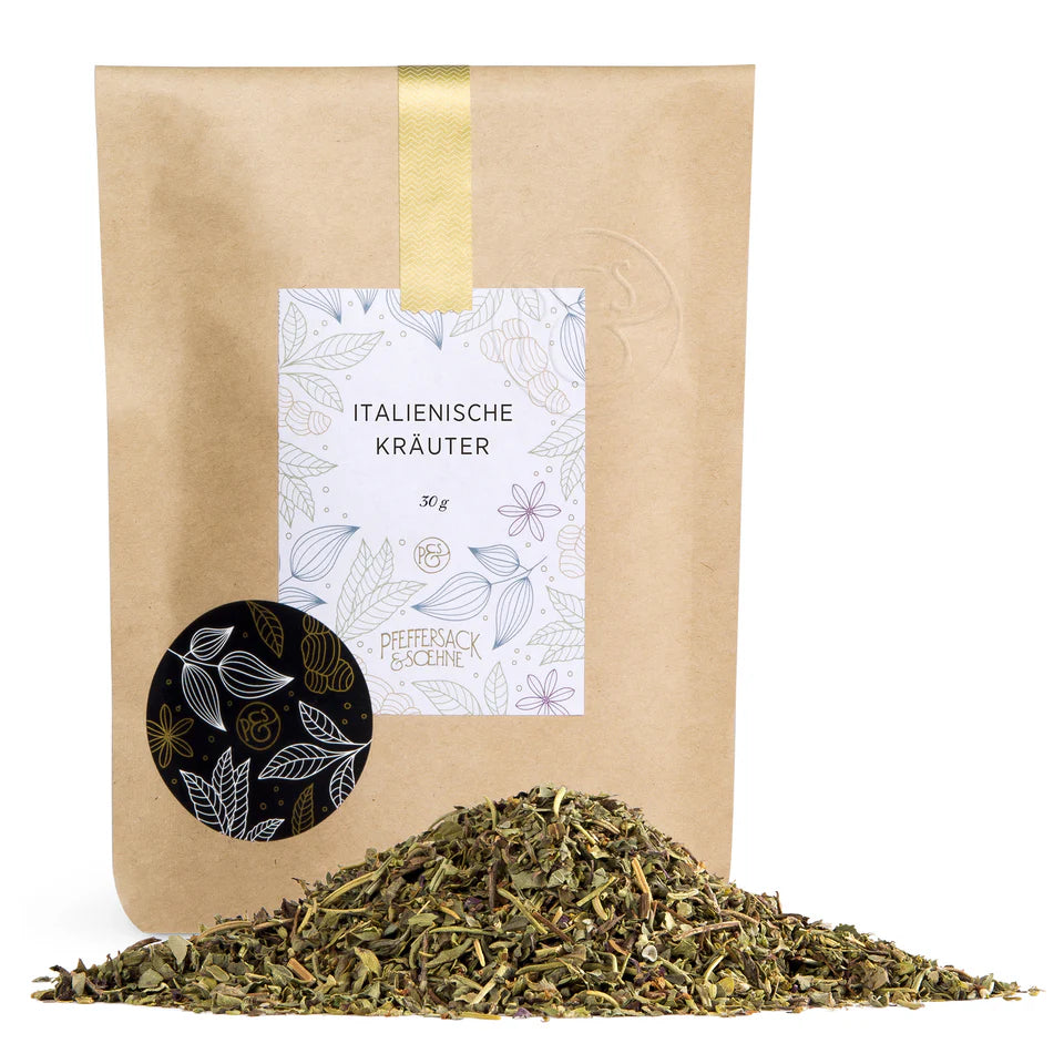 Pfeffersack & Söhne Italienische Kräuter Nachfüllbeutel (40g) - Gourmet Markt