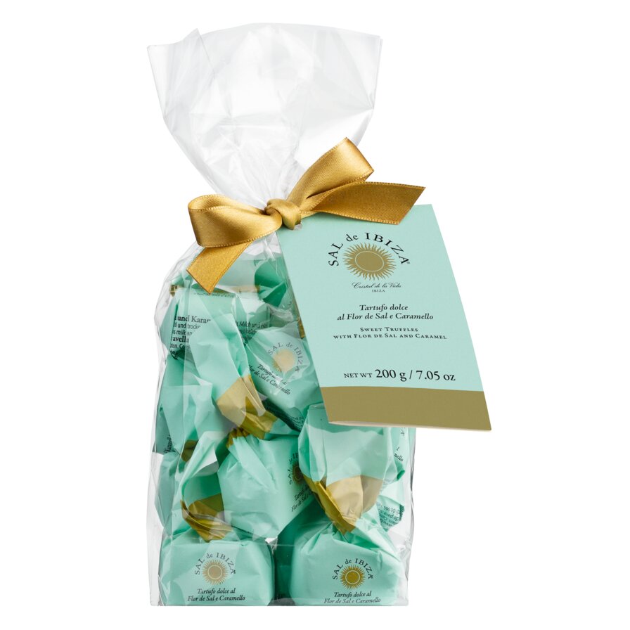 Tartufi dolci Flor de Sal e caramello salato (200g) - Gourmet Markt