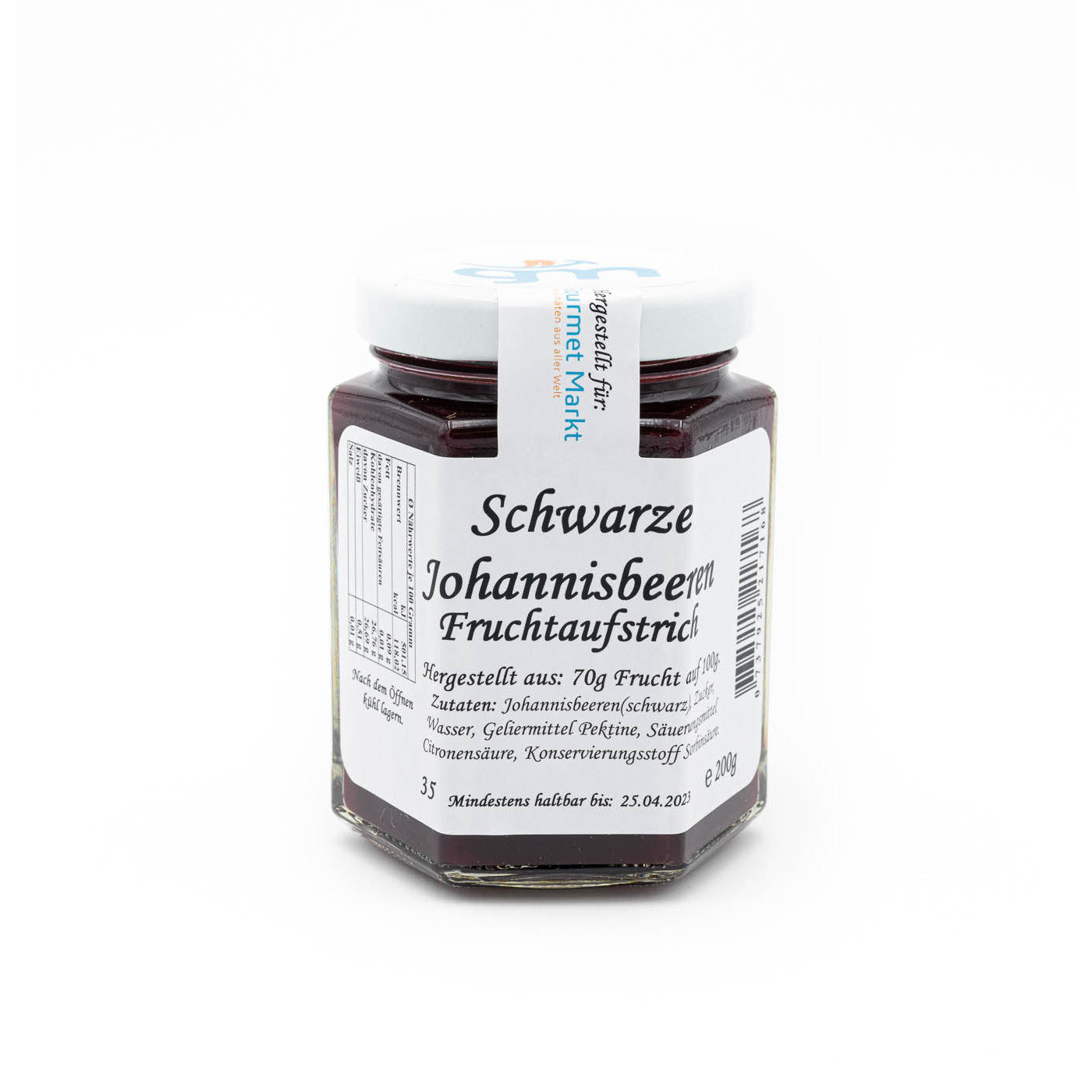 Schwarze Johannisbeeren (200g) - Gourmet Markt - Marmeladen Manufaktur