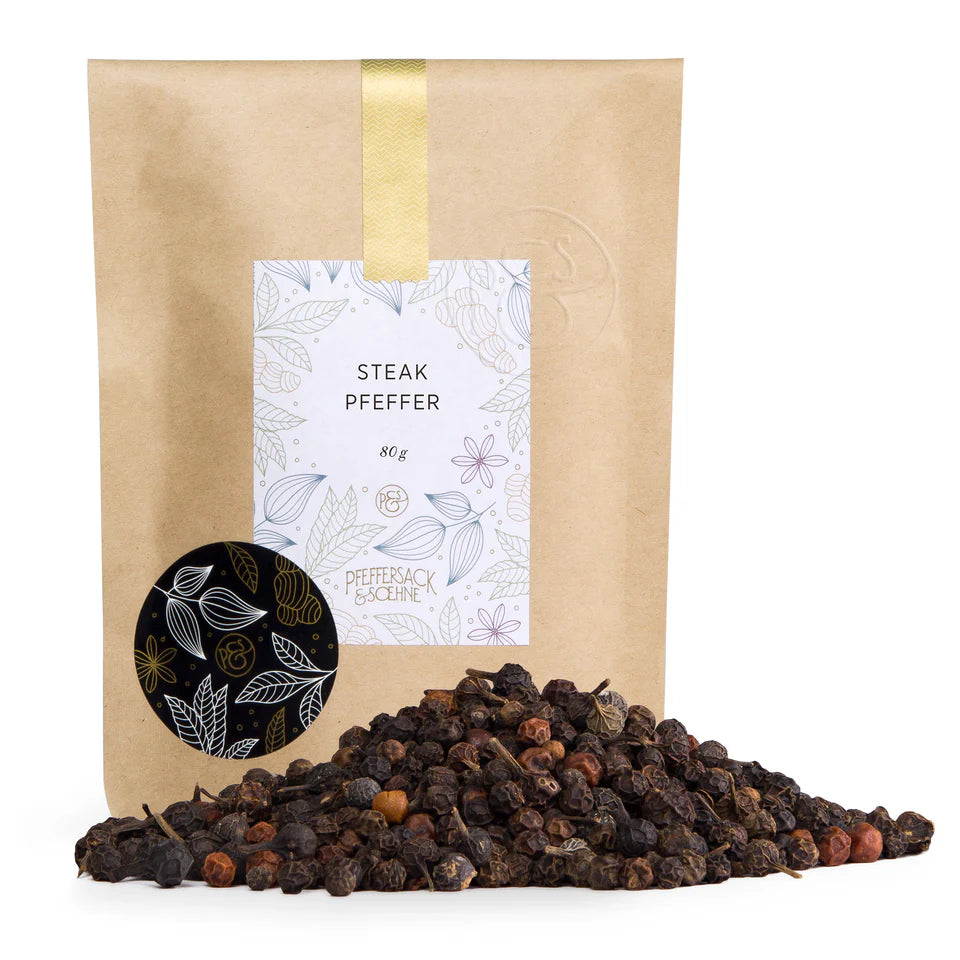 Pfeffersack & Söhne Steakpfeffer Nachfüllbeutel (80g) - Gourmet Markt