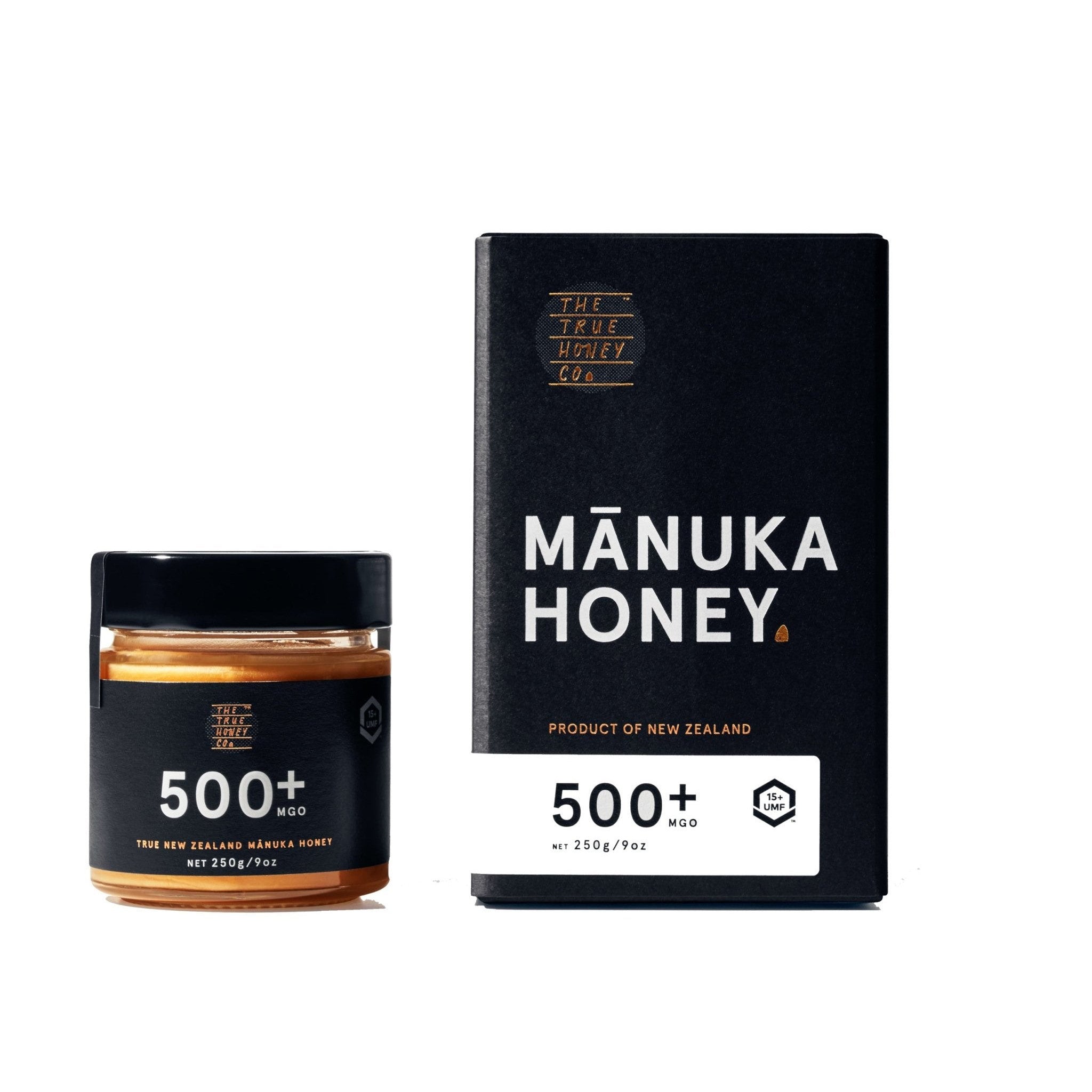 The True Honey Co. Manuka Honig MGO 500+ UMF 15+ (250g) - Gourmet Markt
