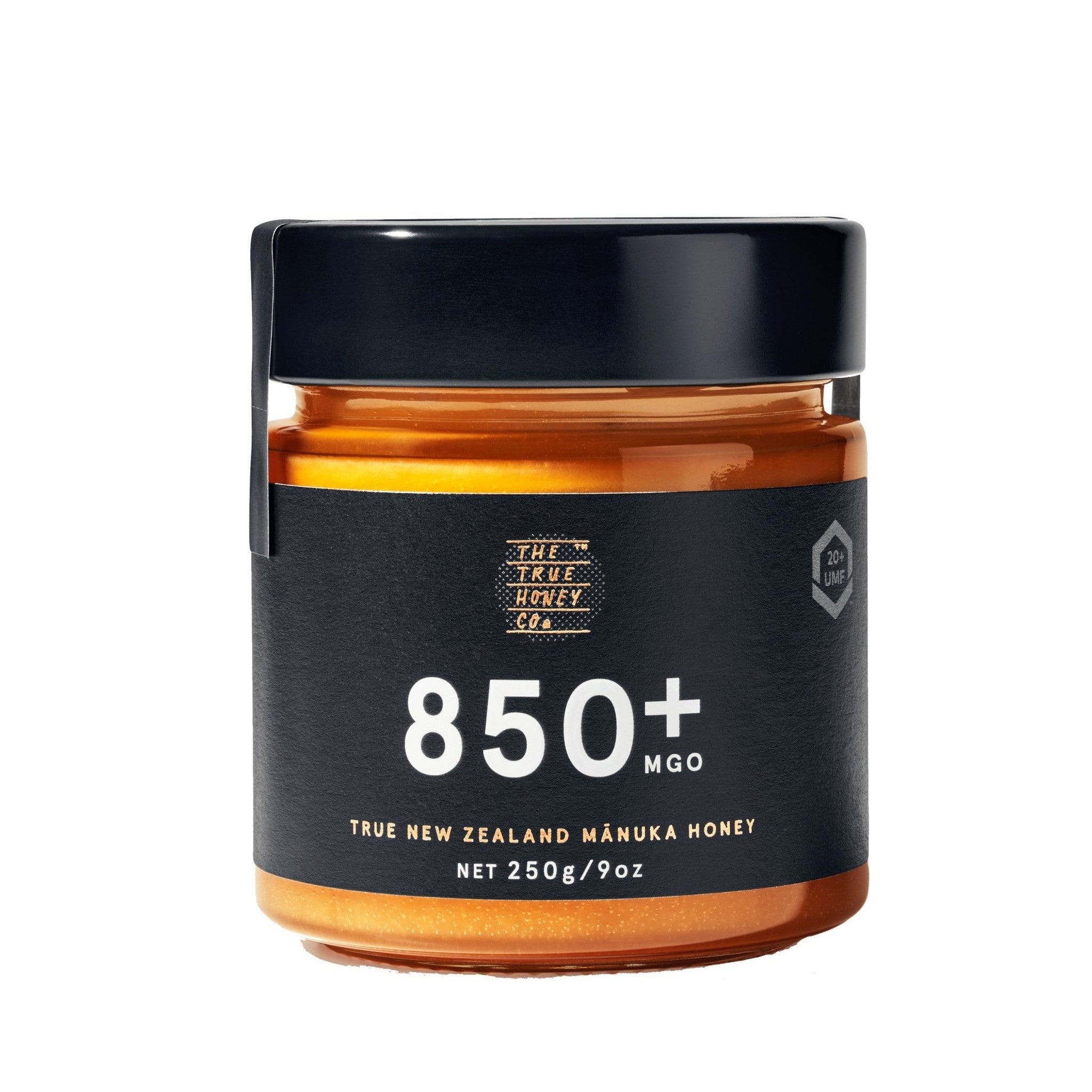 The True Honey Co. Manuka Honig MGO 850+ UMF 20+ (250g) - Gourmet Markt