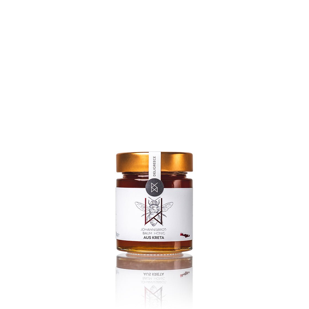 Deligreece Johannisbrotbaum-Honig aus Kreta (180g) - Gourmet Markt