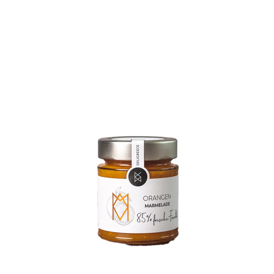 Deligreece Orangen Marmelade 85% (180g) - Gourmet Markt - Deligreece