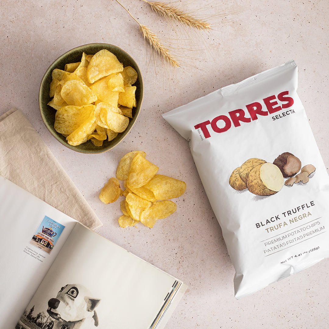 Kartoffelchips mit schwarzen Trüffeln (125g) - Gourmet Markt - Torres