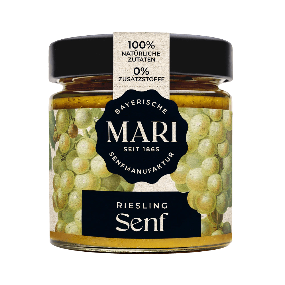 Mari Riesling Senf (180ml) - Gourmet Markt - Mari Senfmanufaktur