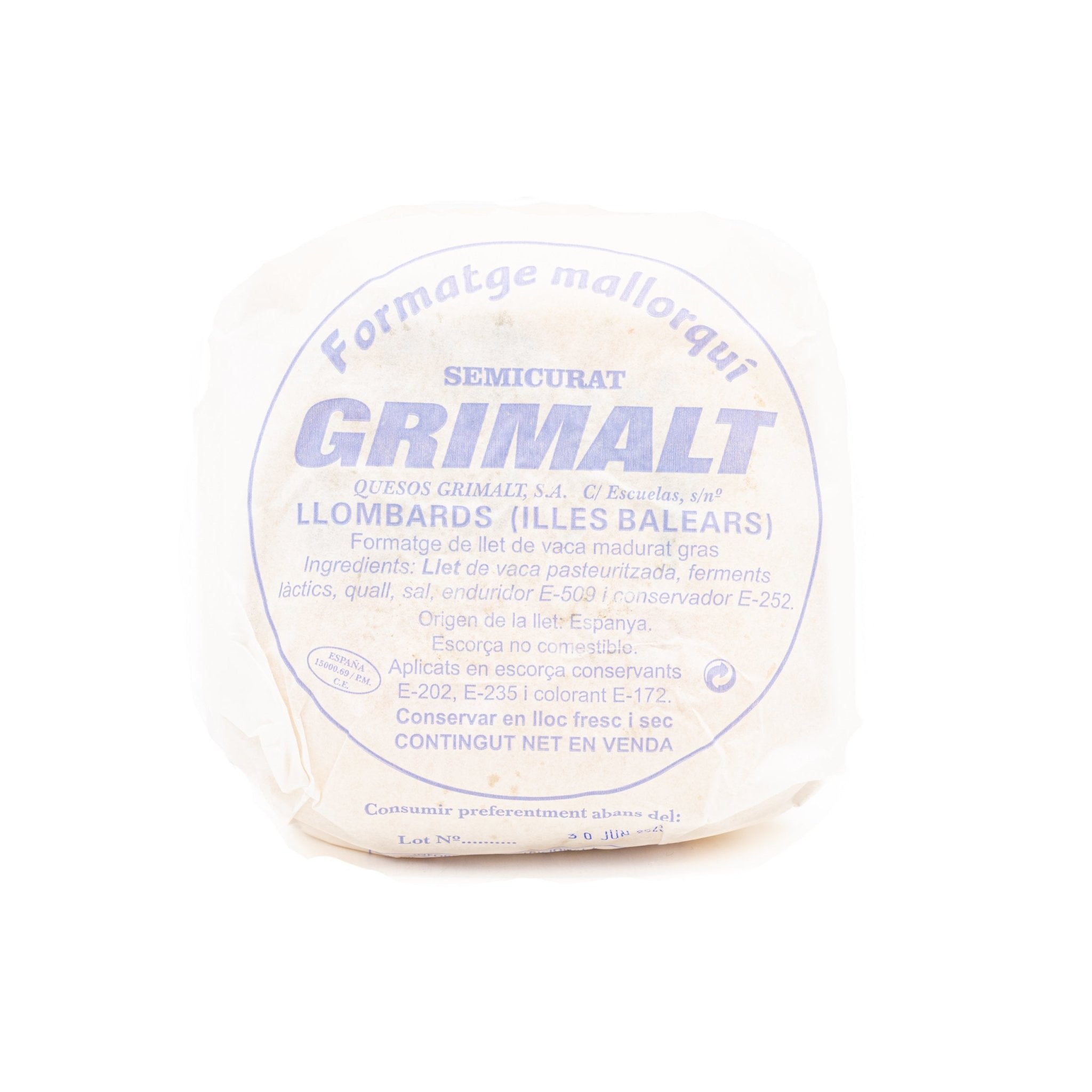 Queso Grimalt Semi Mini im ganzen (ca. 850g) - Gourmet Markt - Quesos Grimalt