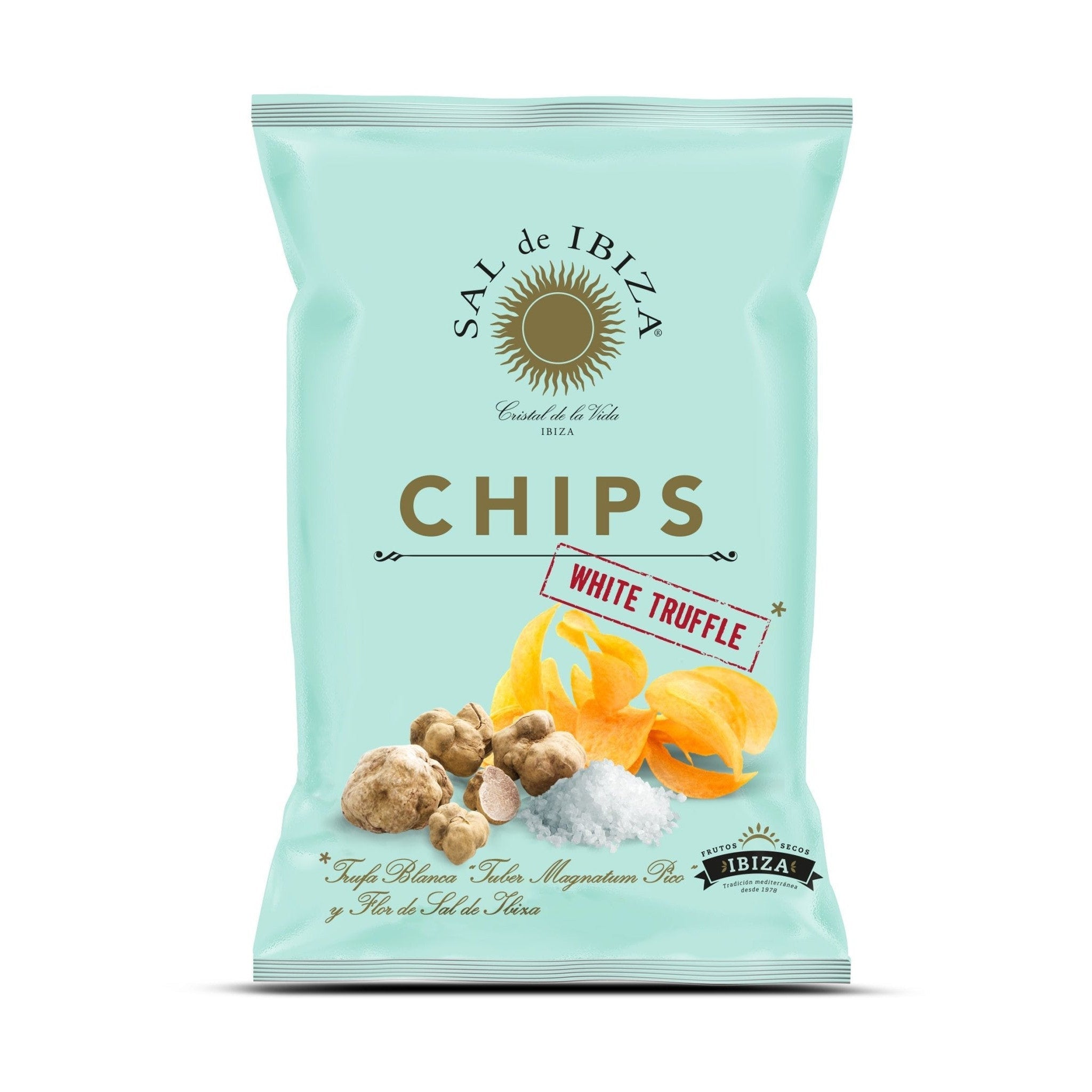 Sal de Ibiza Chips a la Flor de Sal - White Truffle (125g) - Gourmet Markt