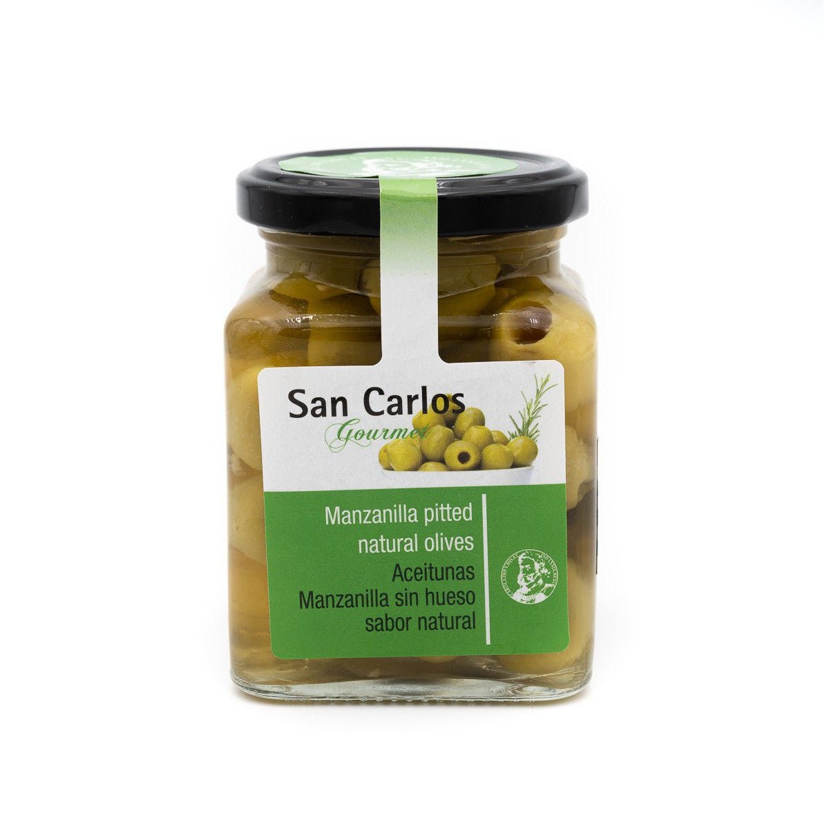 San Carlos grüne Oliven ohne Kern (140g) - Gourmet Markt - Pago de los Baldios de San Carlos