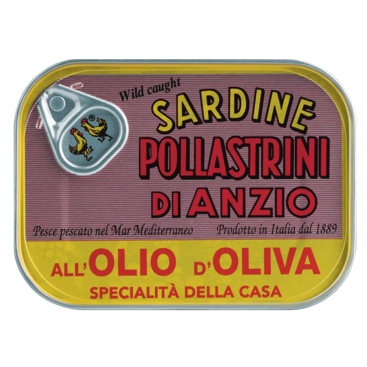Sardinen in Olivenöl (100g) - Gourmet Markt - Pollastrini