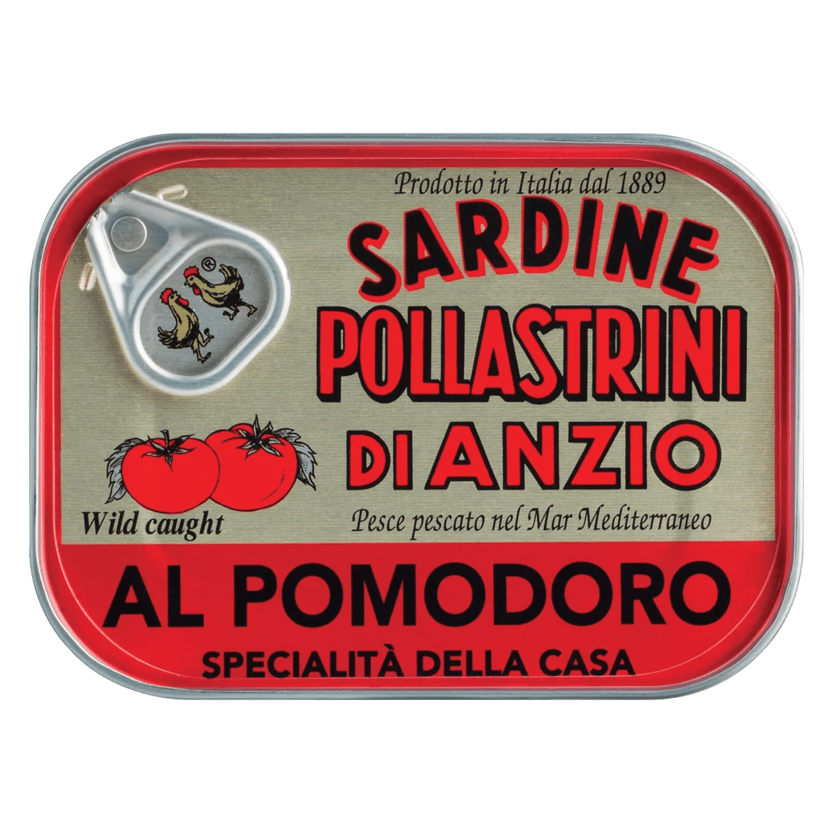 Sardinen in Tomatensauce (100g) - Gourmet Markt - Pollastrini