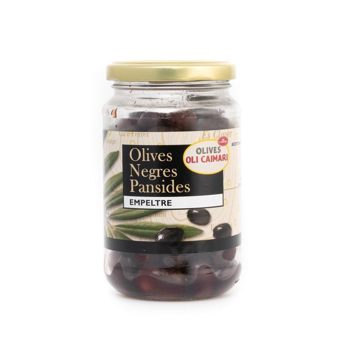 Schwarze Oliven Pansidas (220g) - Gourmet Markt - Olives Oli Caimari