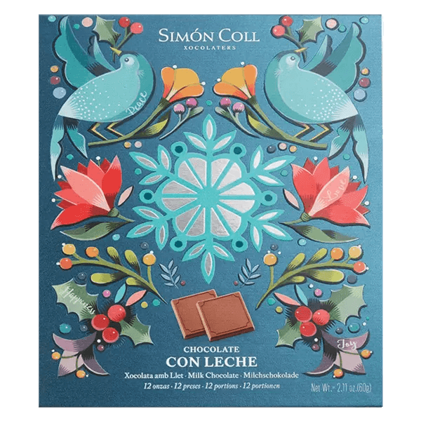 Täfelchen Simón Coll Vollmilchschokolade (60g) - Gourmet Markt - Simon Coll